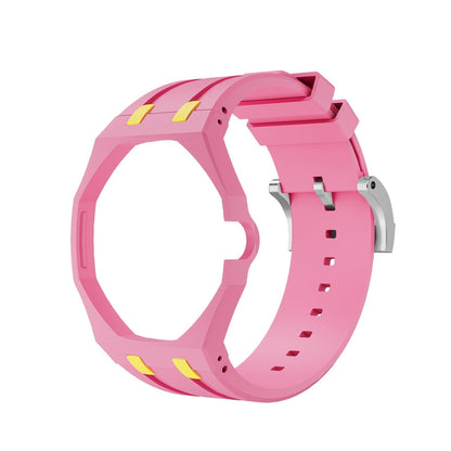 [Azure Tears]OAK POP EXCLUSIVE PINK AND YELLOW SILICONE STRAP