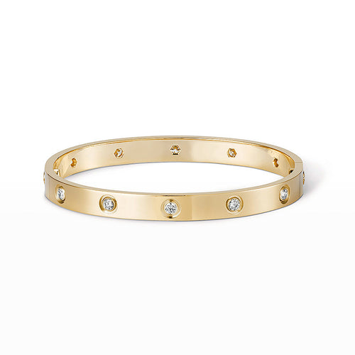 [Azure Tears]CLASSIC 6.1MM LIEBESARMREIF - 10-DIAMANTEN