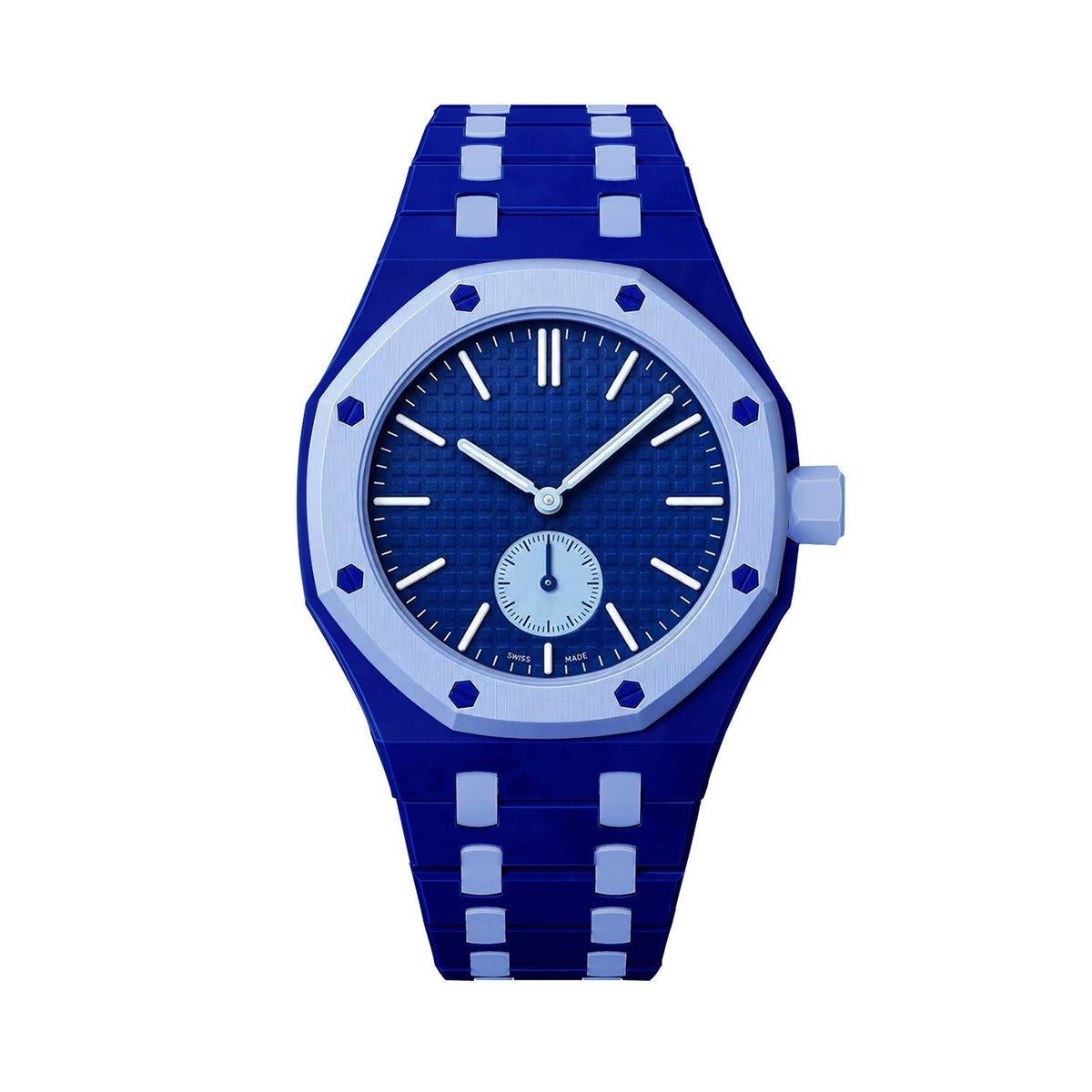 [Azure Tears]OAK POP EXKLUSIVES DUNKELBLAUES UND HELLBLAUES BIOCERAMIC-ARMBAND