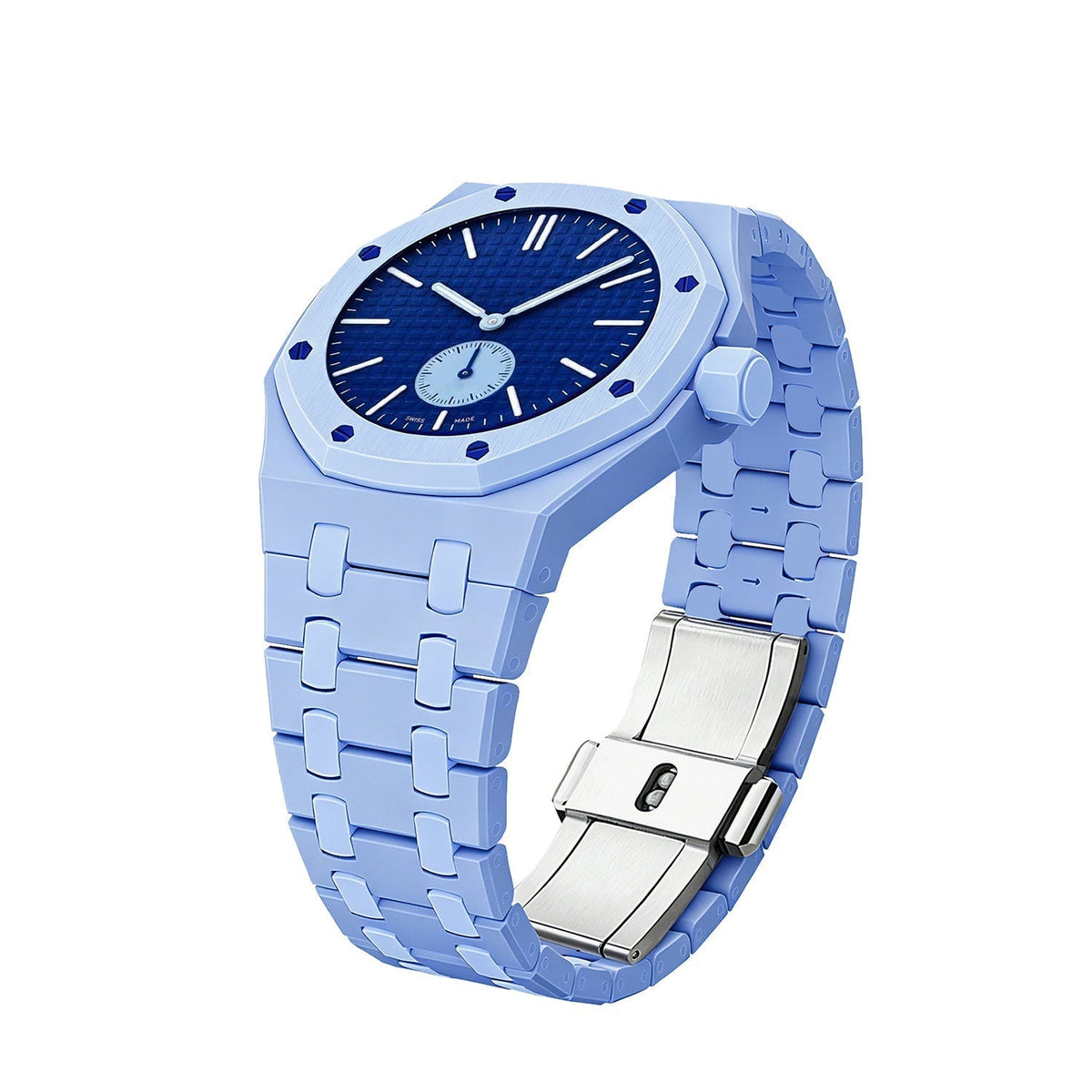 [Azure Tears]OAK POP EXCLUSIVE LIGHT BLUE BIOCERAMIC STRAP