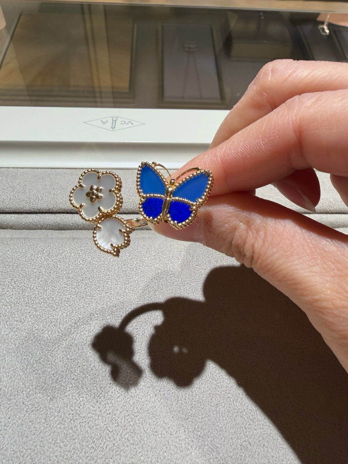 [Azure Tears]FRÜHLINGSSCHMETTERLING OFFENER RING