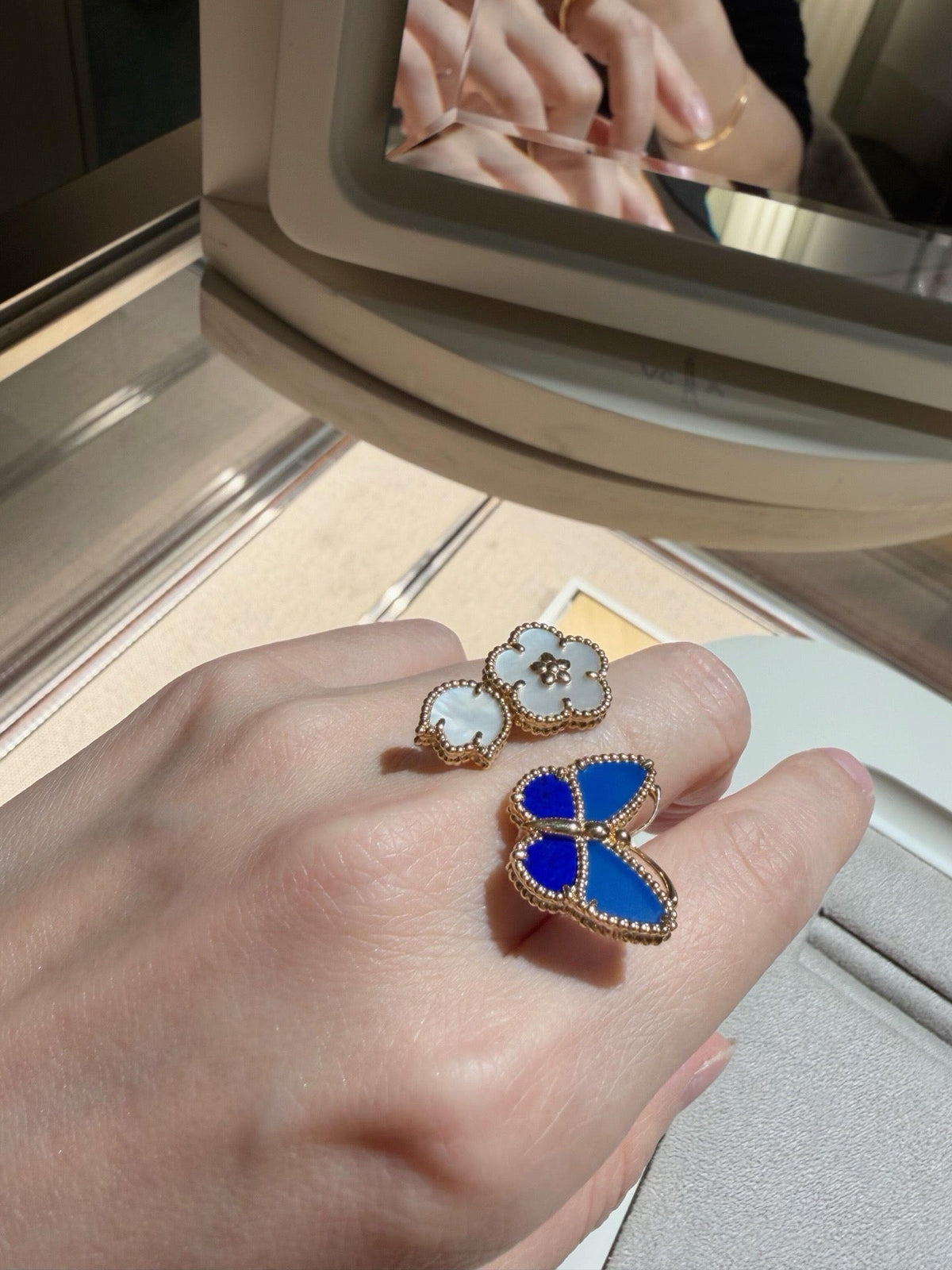 [Azure Tears]FRÜHLINGSSCHMETTERLING OFFENER RING