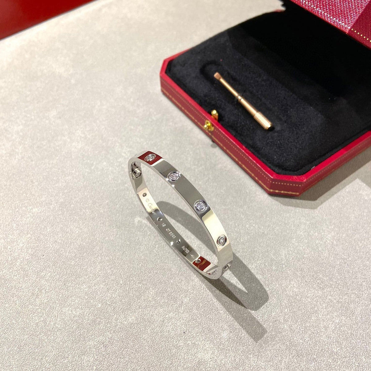 [Azure Tears]CLASSIC 6.1MM LIEBESARMREIF - 10-DIAMANTEN