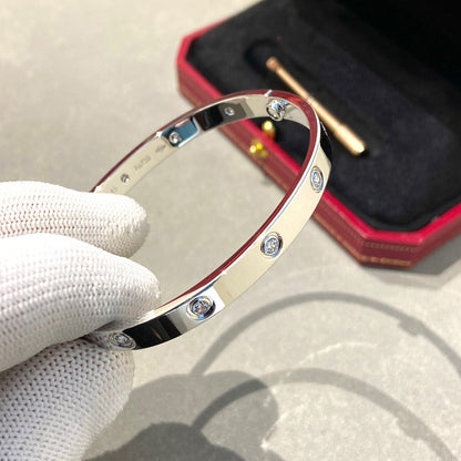 [Azure Tears]CLASSIC 6.1MM LIEBESARMREIF - 10-DIAMANTEN