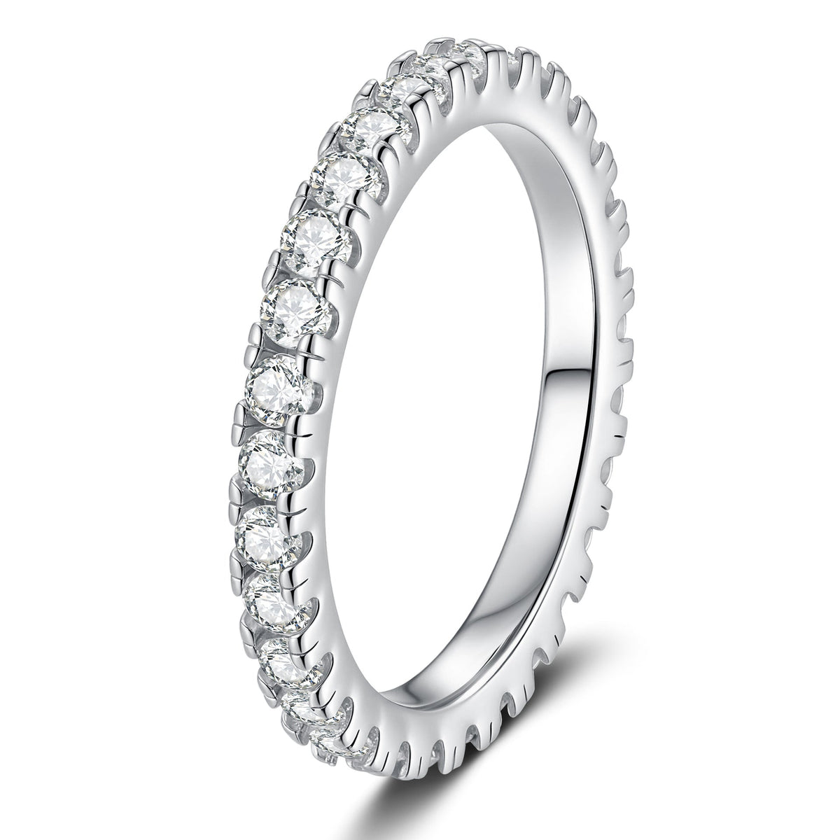 [Azure Tears]DAINTY 0.87CT FULL ETERNITY MOISSANITE RING
