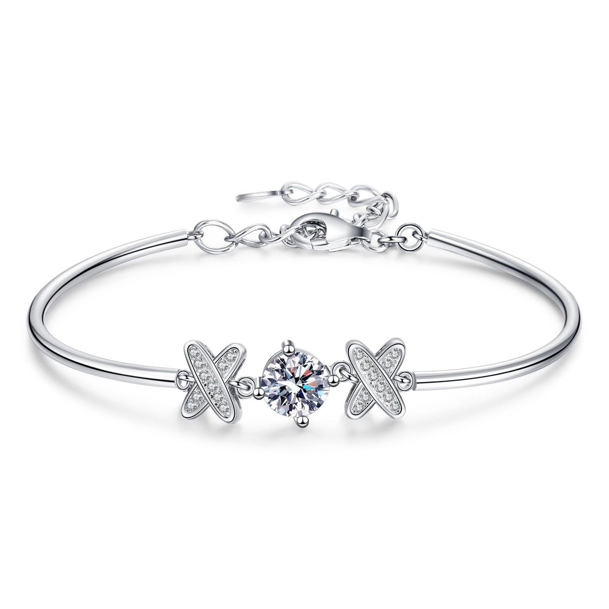 [Azure Tears]ELEGANT BOW-KNOT MOISSANITE BRACELET