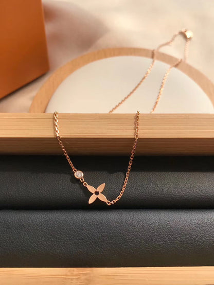 [Azure Tears]BLOSSOM ANHÄNGER ROSÉGOLD UND DIAMANT