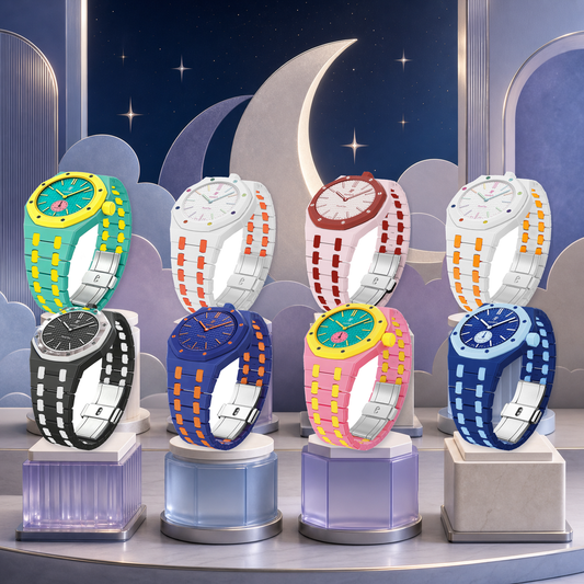 [Azure Tears]Royal Oak Pop Exklusiv Biokeramik Gehäuse & Biokeramik Armband Farbmischung