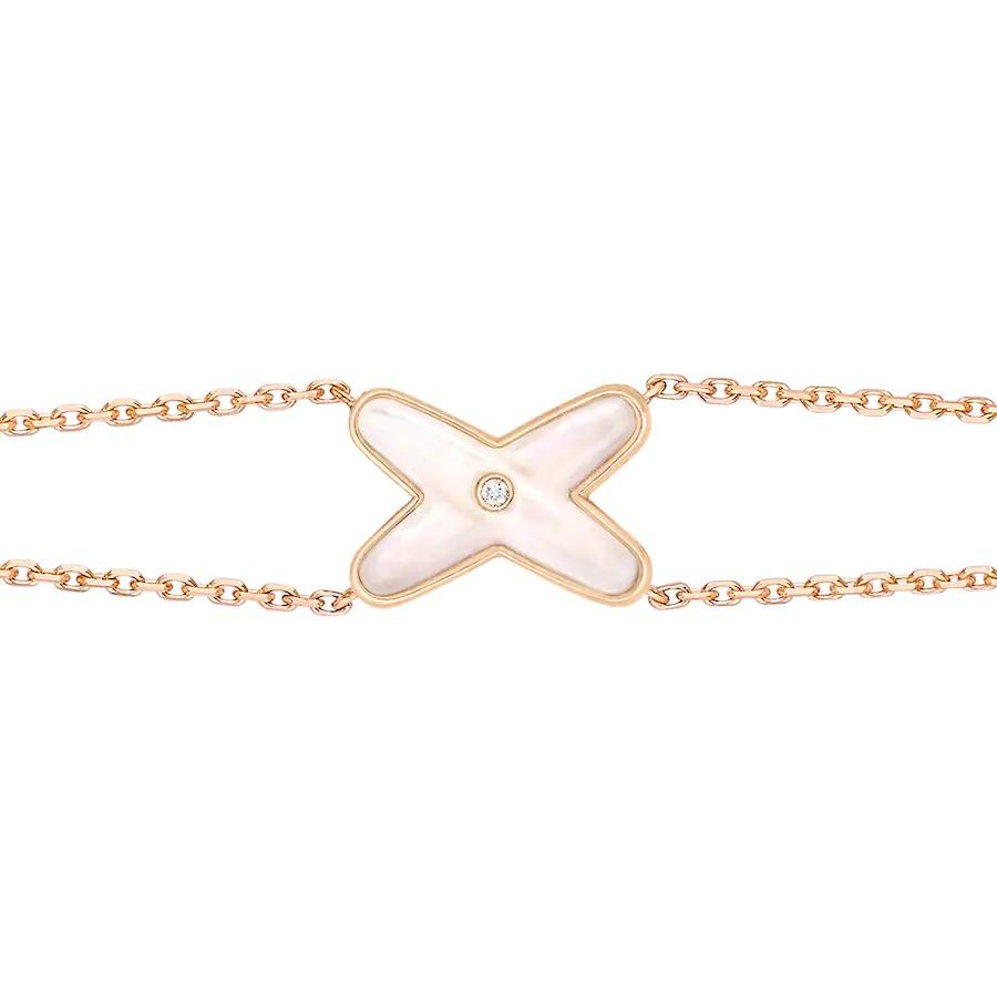 [Azure Tears]JEUX BRACELET WHITE MOP ROSE GOLD 1 DIAMOND