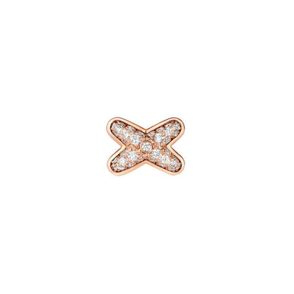 [Azure Tears]ROSÉGOLD DIAMANT OHRRINGE