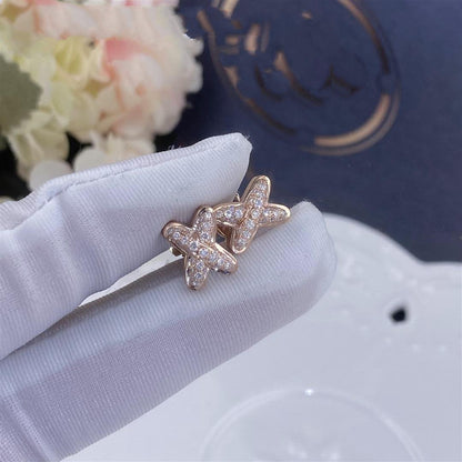 [Azure Tears]ROSÉGOLD DIAMANT OHRRINGE