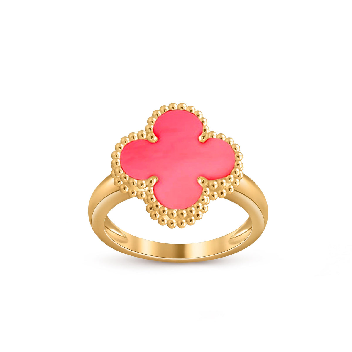 [Azure Tears]LUCKY CLOVER VINTAGE GOLD RING KOLLEKTION