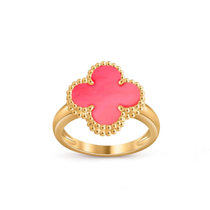 [Azure Tears]LUCKY CLOVER VINTAGE GOLD RING KOLLEKTION
