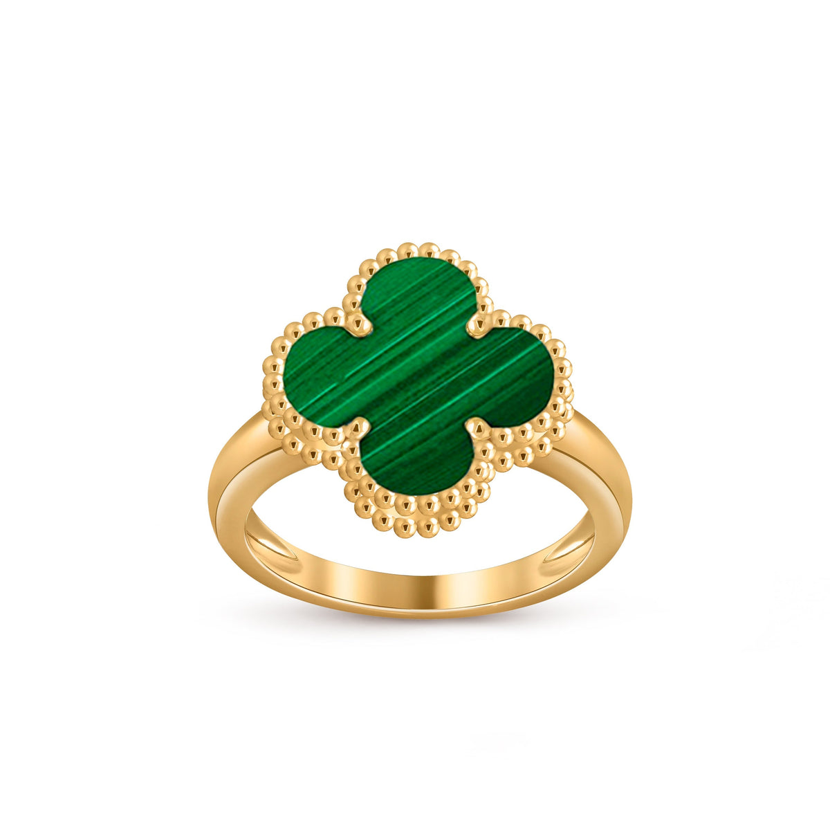 [Azure Tears]LUCKY CLOVER VINTAGE GOLD RING KOLLEKTION