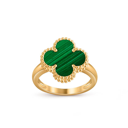 [Azure Tears]LUCKY CLOVER VINTAGE GOLD RING KOLLEKTION