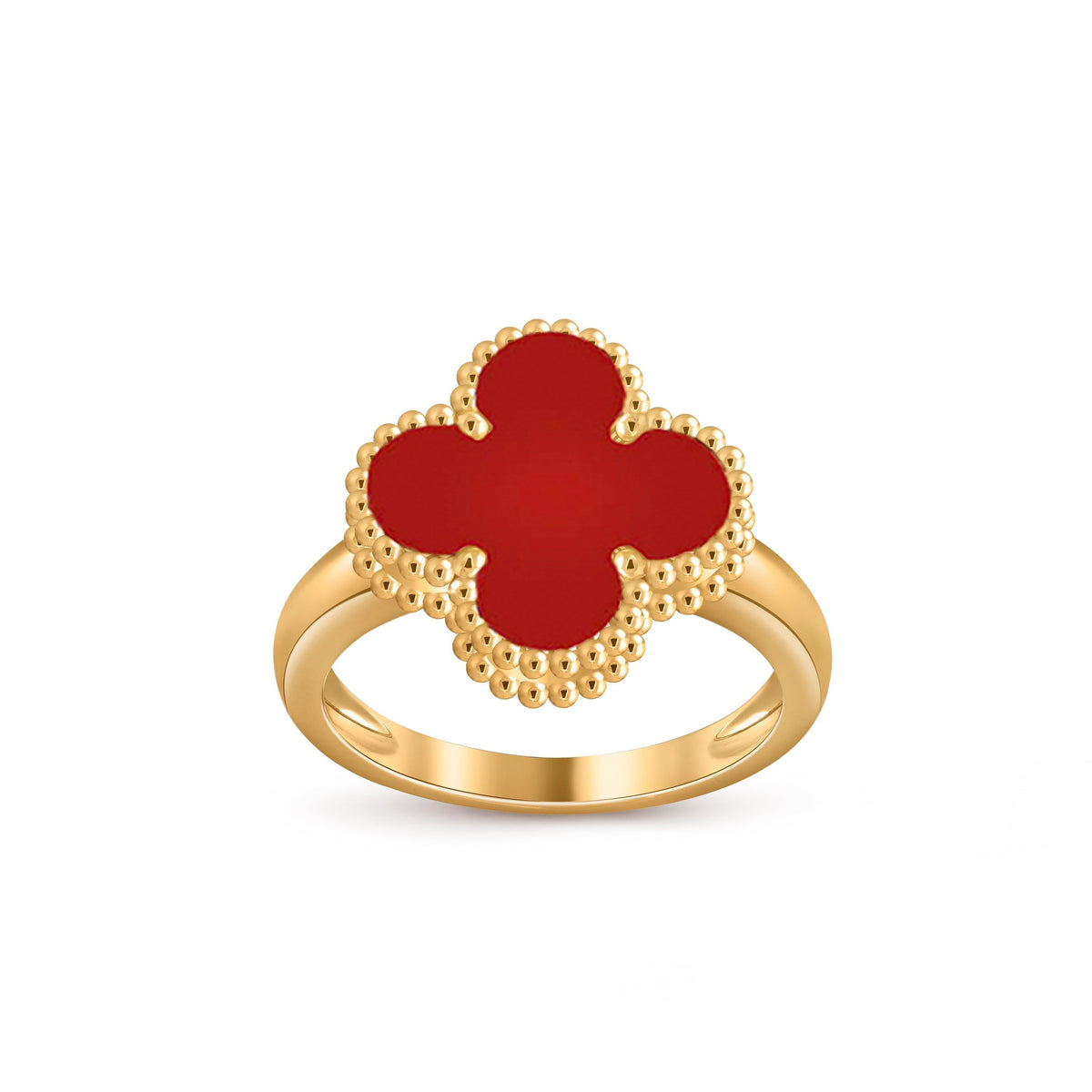 [Azure Tears]LUCKY CLOVER VINTAGE GOLD RING KOLLEKTION