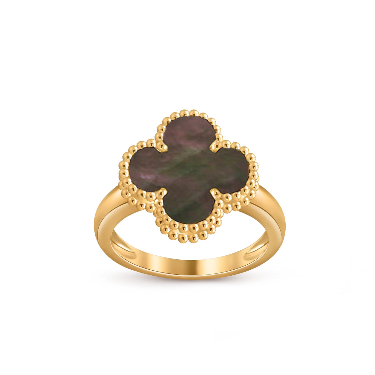 [Azure Tears]LUCKY CLOVER VINTAGE GOLD RING KOLLEKTION