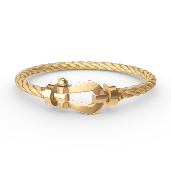 [Azure Tears]KRAFTVOLLES HUFEISEN-ARMBAND - GOLD