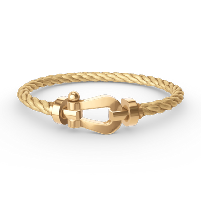 [Azure Tears]KRAFTVOLLES HUFEISEN-ARMBAND - GOLD