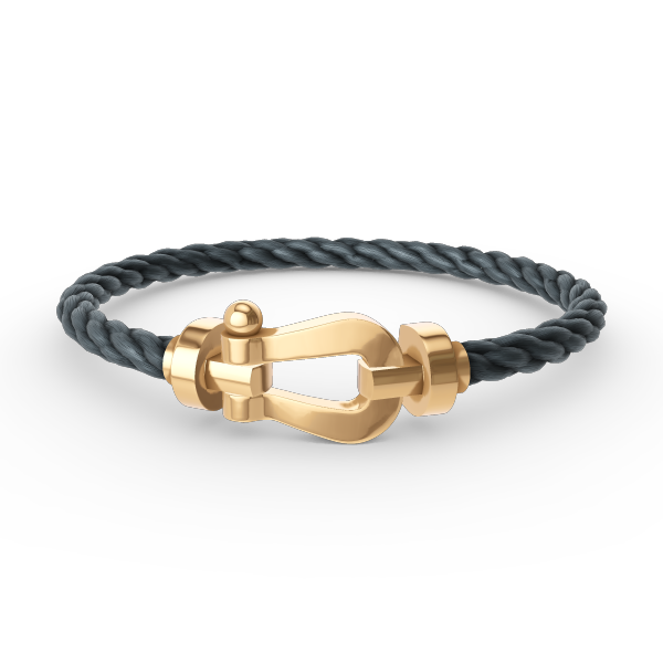 [Azure Tears]KRAFTVOLLES HUFEISEN-ARMBAND - GOLD