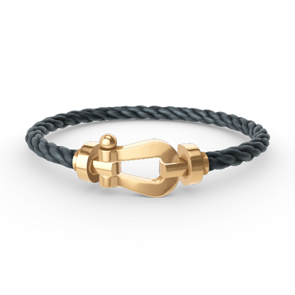[Azure Tears]KRAFTVOLLES HUFEISEN-ARMBAND - GOLD