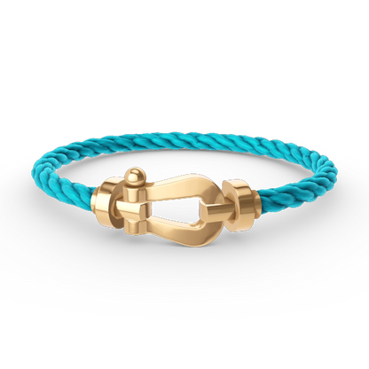 [Azure Tears]KRAFTVOLLES HUFEISEN-ARMBAND - GOLD