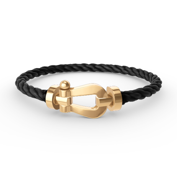 [Azure Tears]KRAFTVOLLES HUFEISEN-ARMBAND - GOLD