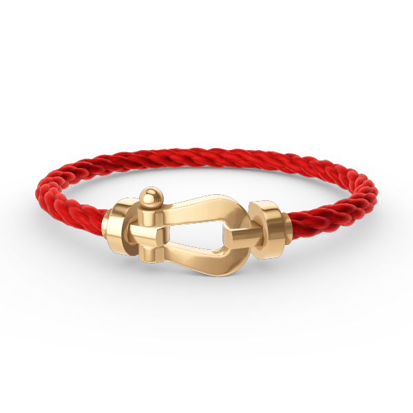 [Azure Tears]KRAFTVOLLES HUFEISEN-ARMBAND - GOLD