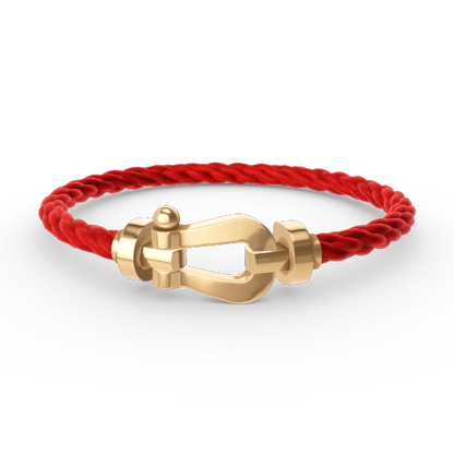 [Azure Tears]KRAFTVOLLES HUFEISEN-ARMBAND - GOLD