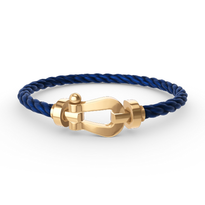 [Azure Tears]KRAFTVOLLES HUFEISEN-ARMBAND - GOLD