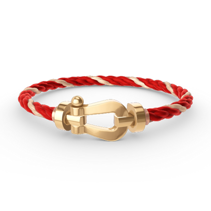 [Azure Tears]KRAFTVOLLES HUFEISEN-ARMBAND - GOLD