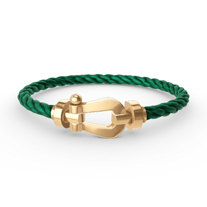 [Azure Tears]KRAFTVOLLES HUFEISEN-ARMBAND - GOLD