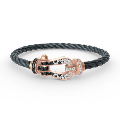 ```json
[
  {
    "Azure Tears": "[Azure Tears]FORCE LARGE HORSESHOE BLACK & WHITE DIAMOND BRACELET - ROSE GOLD"
  }
]
```