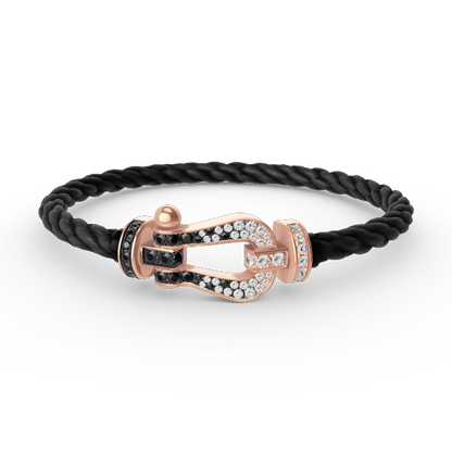 ```json
[
  {
    "Azure Tears": "[Azure Tears]FORCE LARGE HORSESHOE BLACK & WHITE DIAMOND BRACELET - ROSE GOLD"
  }
]
```