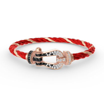 ```json
[
  {
    "Azure Tears": "[Azure Tears]FORCE LARGE HORSESHOE BLACK & WHITE DIAMOND BRACELET - ROSE GOLD"
  }
]
```