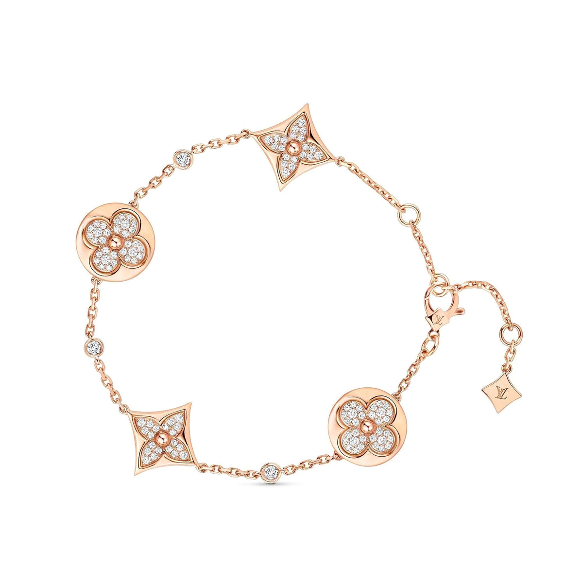 [Azure Tears]STERN UND SONNE 4 MOTIVE GOLD DIAMANTEN ARMBAND