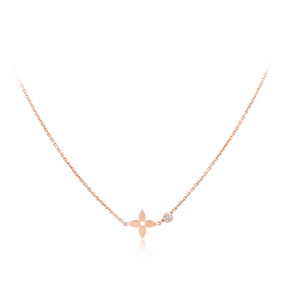 [Azure Tears]BLOSSOM ANHÄNGER ROSÉGOLD UND DIAMANT