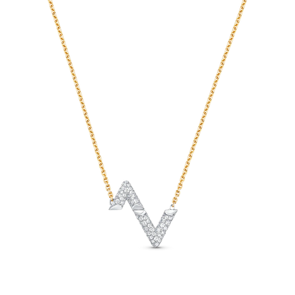 [アズールティアーズ]VOLT SILVER DIAMOND PEDANT NECKLACE
