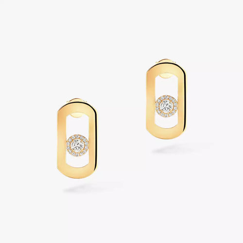 [アジュールティアーズ]SO ムーブ ダイヤモンド ピアス