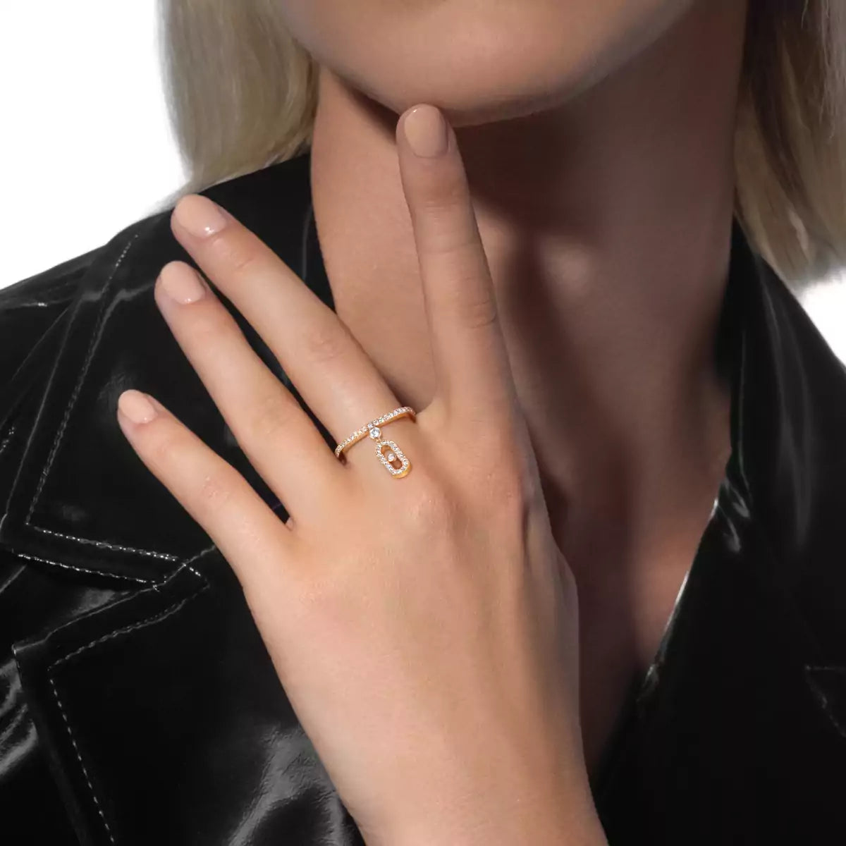 [Azure Tears]MOVE UNO DIAMANT RING