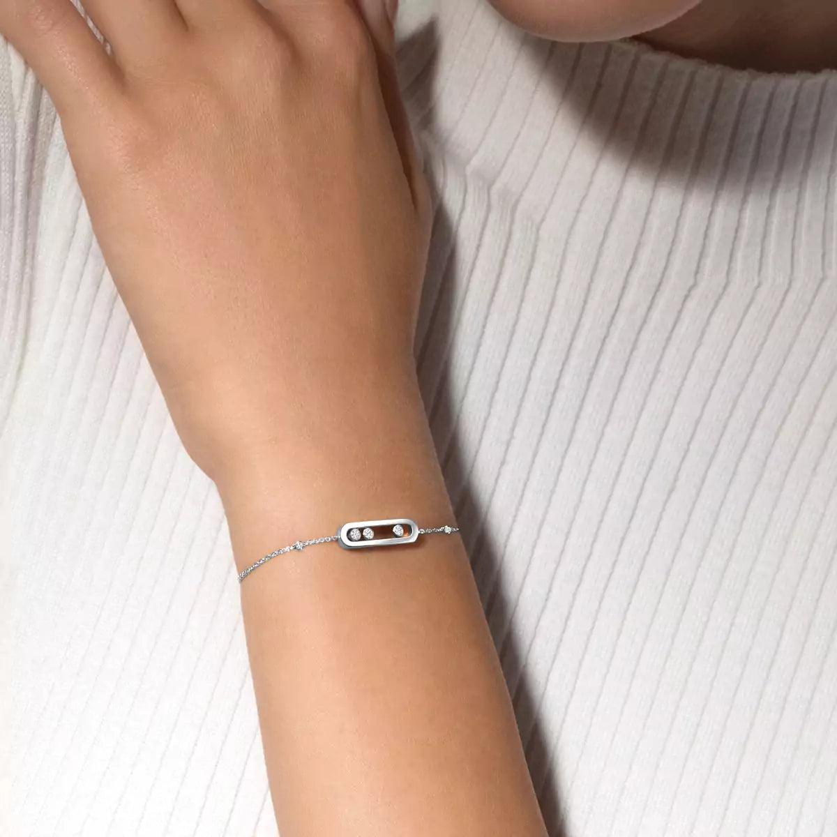 [Azure Tears]BABY MOVE DIAMOND BRACELET