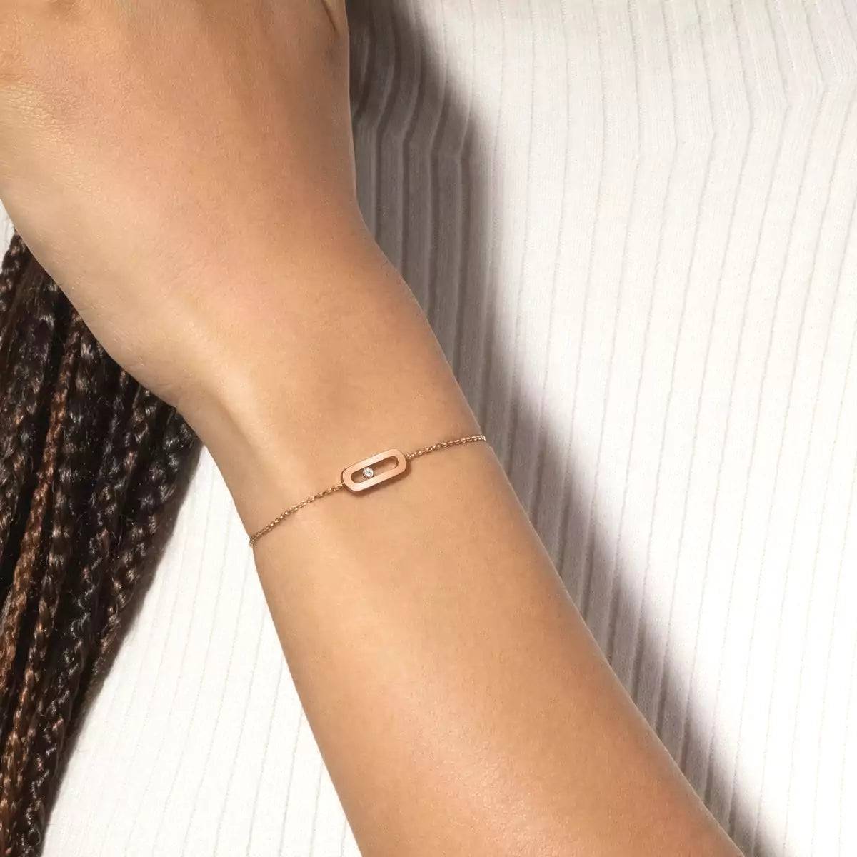 [Azure Tears]UNO SINGLE DIAMOND BRACELET