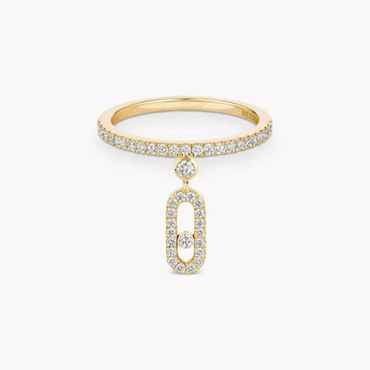 [Azure Tears]MOVE UNO DIAMANT RING