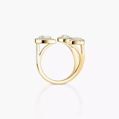 [Azure Tears]MY TWIN TRILOGY OPEN PAVÉ RING