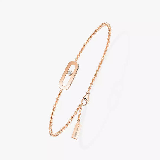 [Azure Tears]MOVE UNO SINGLE DIAMOND BRACELET
