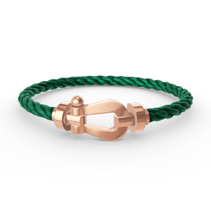 [Azure Tears]FORCE LARGE HORSESHOE BRACELET - ROSE GOLD