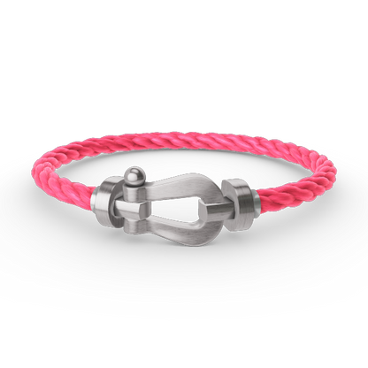 [Azure Tears]FORCE LARGE HORSESHOE BRACELET - WEISSGOLD
