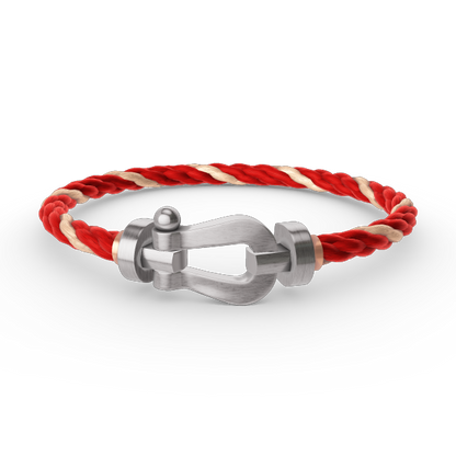 [Azure Tears]FORCE LARGE HORSESHOE BRACELET - WEISSGOLD