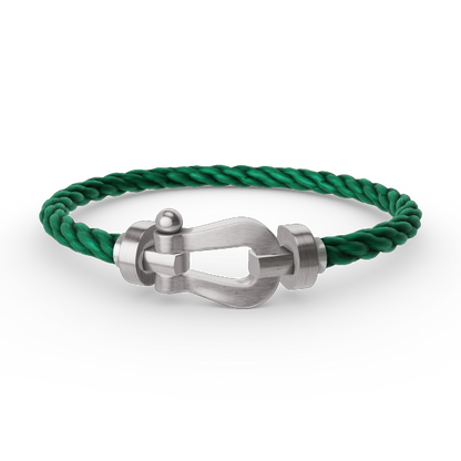 [Azure Tears]FORCE LARGE HORSESHOE BRACELET - WEISSGOLD