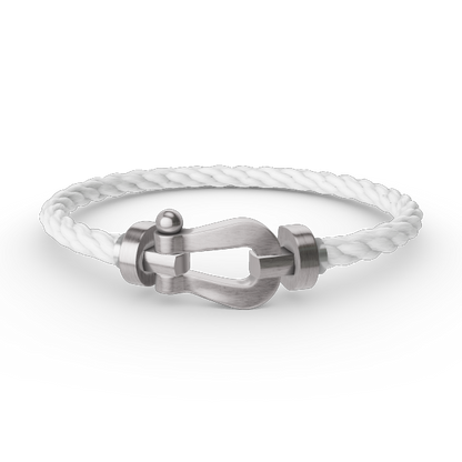 [Azure Tears]FORCE LARGE HORSESHOE BRACELET - WEISSGOLD